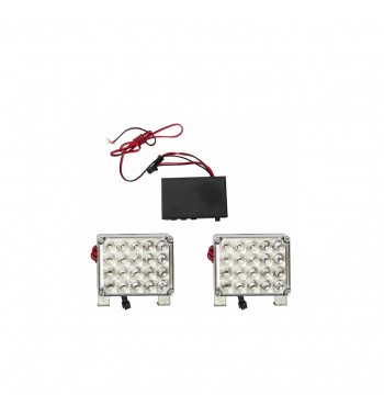 lampa  led stroboscopica  diverse culori 12v cod: 51028 - alba 