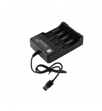 Incarcator Acumulatori 4.2V Li-Ion 18650 cu 4 Porturi la USB Cod: BH-042100-04U