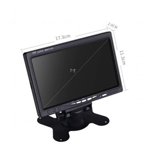 monitor camere 360Â° / marsarier cu 4 intrari  cod: jcs-7003-4