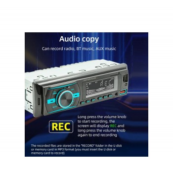 Radio MP3 Player 920  12V  cu bluetooth