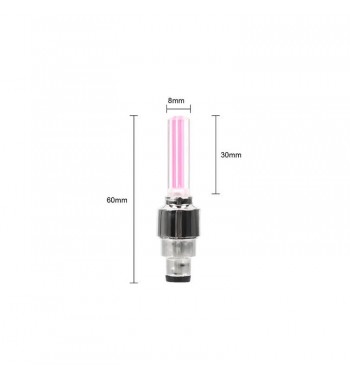 Capacele valve LED  Cod: QMZ-03 - Rosu