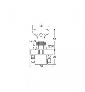 Buton universal cu actionare prin tragere, contact ON-OFF Cod:TL-34