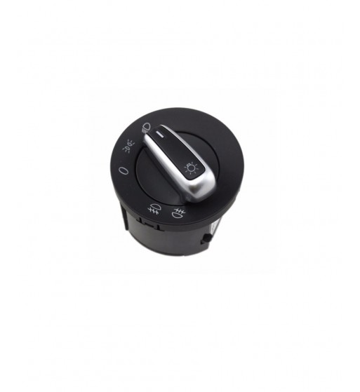 buton comutator pentru faruri  vw golf 5 passat b6 golf 5 6 jetta  cromat cu functie automata cod:5nd941431b