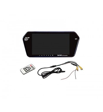 Monitor camera marsarier tip oglinda cu functie video MP5 si bluetooth  Cod: JCS-70193 12V