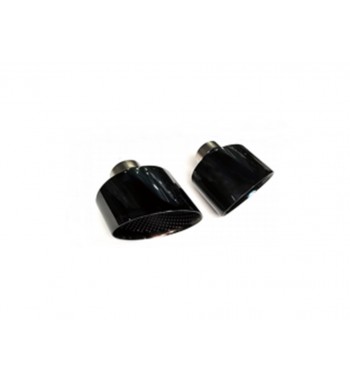 ornament de toba compatibil  audi model tip rs- negru cod:ty001bl