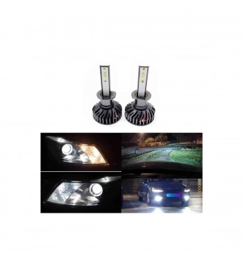 Bec cu F2 - H7 Putere: 28W  - 9600 lumen 6000k Voltaj:  12-24V CANBUS