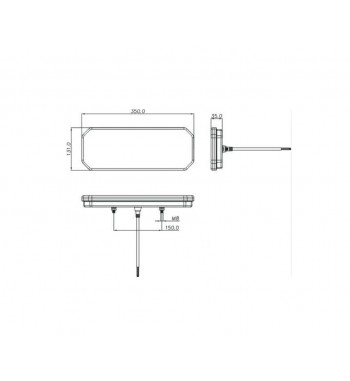 Lampa stop camion LED cu semnalizare dinamica  STANGA-DREAPTA  12-24V - DREAPTA