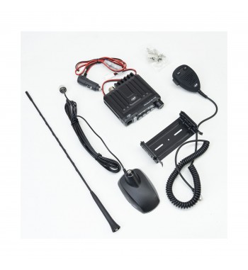 Kit statie radio CB PNI Escort HP 7120 ASQ, RF Gain, 4W, 12V si antena CB PNI Extra 48 cu magnet inclus, 45cm, SWR 1.0