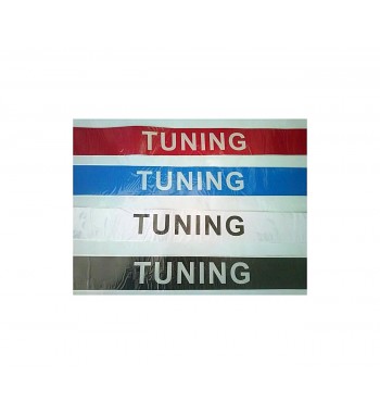 abtibild parasolar "tuning" diverse culori cod:dz-2 - albastru