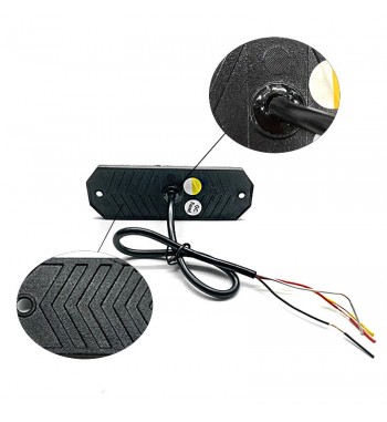 Lampa LED profesionala  stroboscopica 12V-24V  Cod: PZ-106T - Portocalie