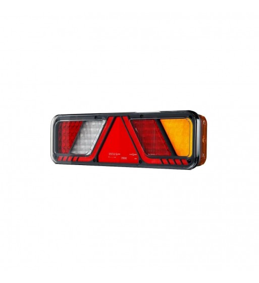 lampa stop 450x138. 24v. led. 6 functii. ceata. mers inapoi. cu triunghi. stanga/dreapta  cod: ft-700-066 - r-dreapta