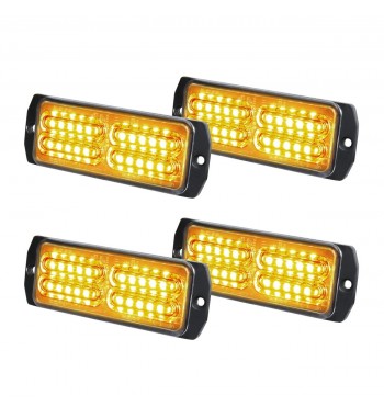 Lampa LED profesionala  stroboscopica 12V-24V Cod:O-86-12LED - Albastru