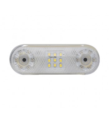 Lampa gabarit laterala LED 12-24V Cod:201806 - Rosu