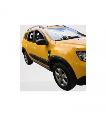 Set protectie aripa+usa Dacia Duster 2 2018-> 12buc.-set  + extra 2 buc. pt. compatibilitate cu sau fara senzori  Model offroad 