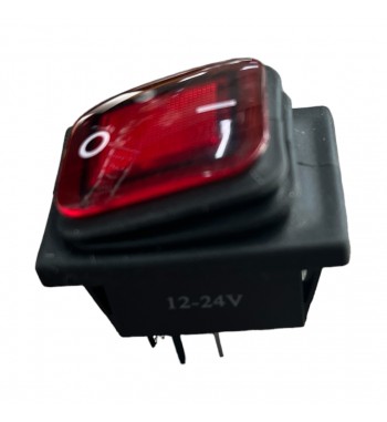 Buton  cu LED 12V (waterproof) Cod: W15760