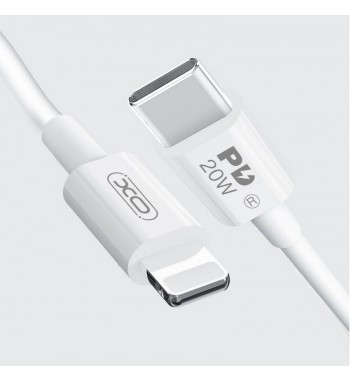 Cablu pentru incarcare 20W PD Quick Charge si transfer date Type-C la Lighting (compatibil Iphone)  2 metri COD: XO-NB-Q189B
