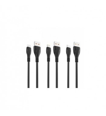 cablu pentru incarcare 6a quick charge si transfer date compatibil lighting (iphone)  cod:xo-nb185-ip