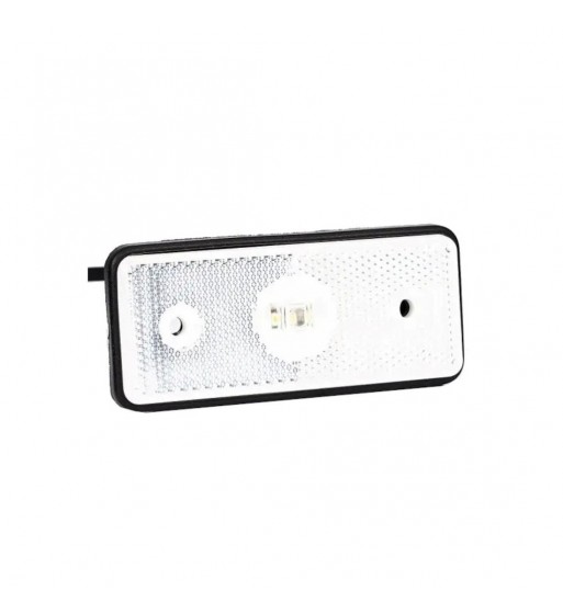 lampa gabarit 110x45. led. alba. 12-36v. md-013-b fristom