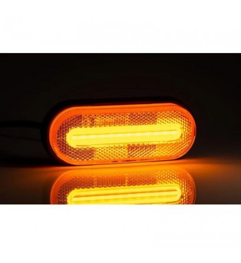 Lampa gabarit 124x51, LED, galbena, 12-36V, Fristom Cod:FT-070-Z