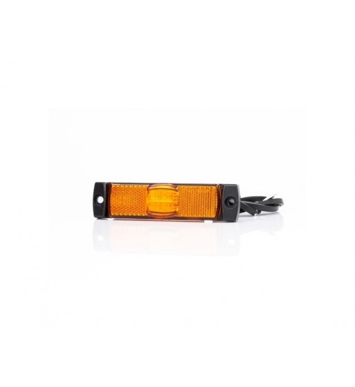 lampa gabarit 100x32. led. galbena. cu suport urechi. 12-36v.   fristom cod:ft-017z