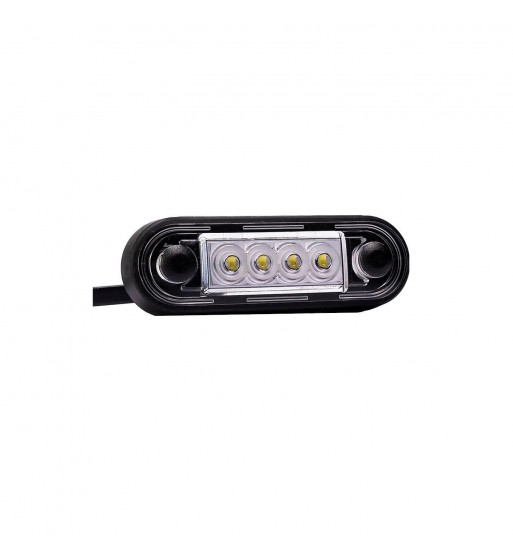 lampa gabarit. 84x27. led. slim. rosie. cu 2 garnituri bullbar.  fristom . cod:ft-073c