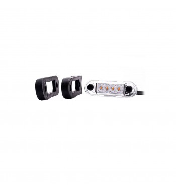 Lampa gabarit, 84x27, LED, slim, rosie, cu 2 garnituri bullbar,  Fristom , Cod:FT-073C