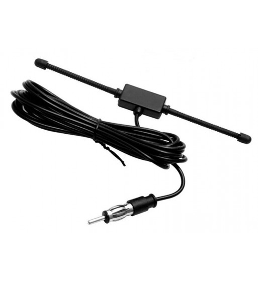 antena auto interior cu amplificare 16cm miv