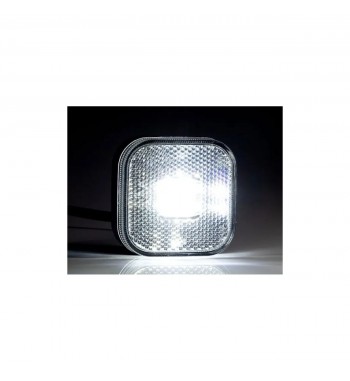 Lampa gabarit 62x62, LED, alba, 12-36V, Cod:FT-027-B  Fristom