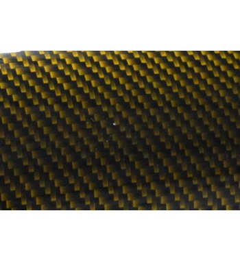 Folie Carbon PREMIUM 9D 1,5m x 1m  COD:N-GTC03  Culoare:Carbon Auriu