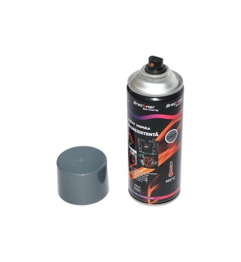 Spray vopsea GRI rezistent termic pentru etriere 450ml. Breckner Cod:BK83113