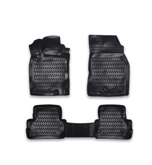 covoare cauciuc tavita compatibile nissan qashqai ii  2014-2020  cod: 3d ap-1022 / a80-x111