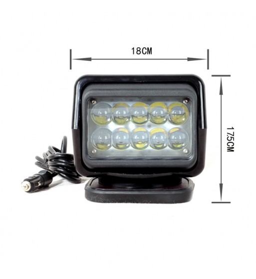 proiector led ch015 50w cu telecomanda. 4500lm. 6000k. spot beam.