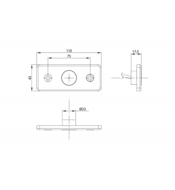 Lampa gabarit LED Galben 12-24V  Cod:MD-013Z