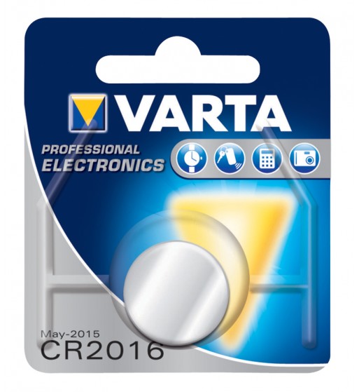 baterie 3v cr2016 varta lithium