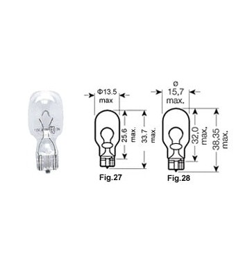 Bec pozitie T15 12V W16W ART ( pret 10 buc )