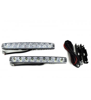 Lumini de zi DRL COB P9S lumina alba 12V