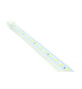 banda led rigida 5630 korea chip cu profil 886al 1m. 12v. lumina alb rece 6000k 18w.  cod: alsz05