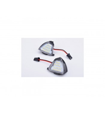 set 2 lampi  led oglinda lumina exterioara  compatibil vw cod: 7411