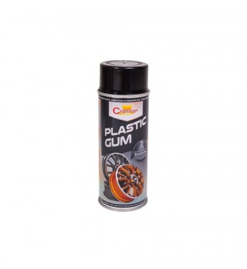 spray vopsea cauciucata negru plastic gum  champion cod:ral 9005