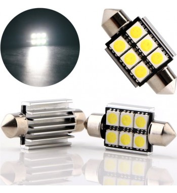 bec led canbus sofit 6 smd 11 x 42 12v