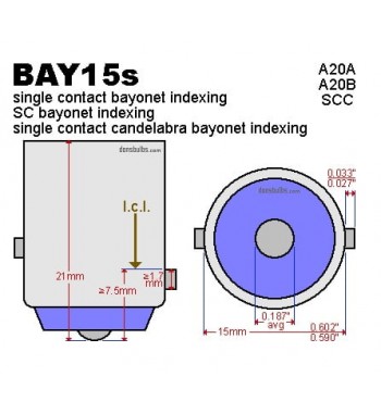 Set LED 78 SMD BAY15S - MODUL AMERICA