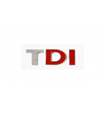 emblema tdi cu doua litere rosii  cod:t01