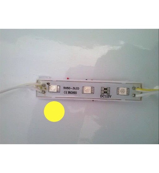 modul 3 smd 5050 12v lumina galbena