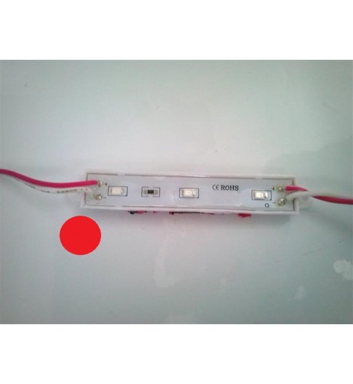 modul 3 smd 2835 24v lumina rosie