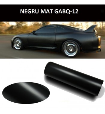 folie auto negru mat 1m x 1.5m gabq-12