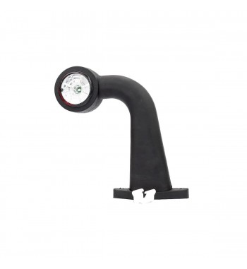 Lampa gabarit cu brat cu cot 90Â°, 175mm, LED, alb-rosie, 12-36V,  Fristom Cod:FT-009-F