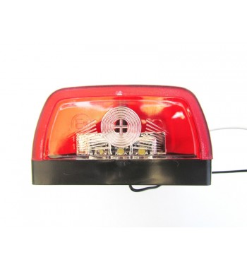 15x11 Lampa numar LED 12V cu pozitie rosie.