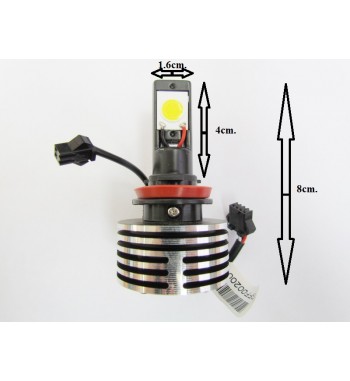 Bec LED ART201 H10 - 9005 - 9006 CANBUS 6000K