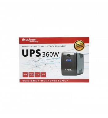 UPS 600VA-360W cu baterie 7Ah si 2 prize shuko, LCD, USB, AVR  Cod: BK69763