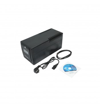 UPS 1000VA-720W cu baterii 2x7.5Ah si 4 prize shuko, LCD, USB   Cod: BK69766